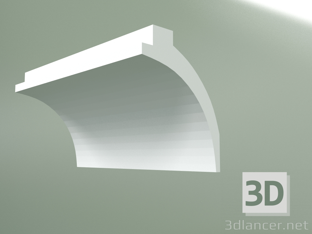 3D modeli Alçı korniş (tavan kaidesi) KT149 - önizleme