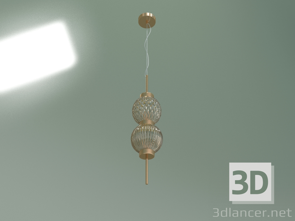 modello 3D Lampada a sospensione Plaza 50186-2 (ottone) - anteprima