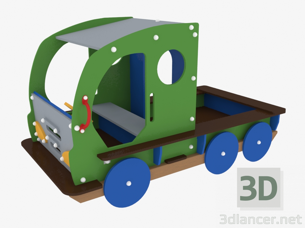 Modelo 3d Camião de equipamento de jogo infantil (5110) - preview
