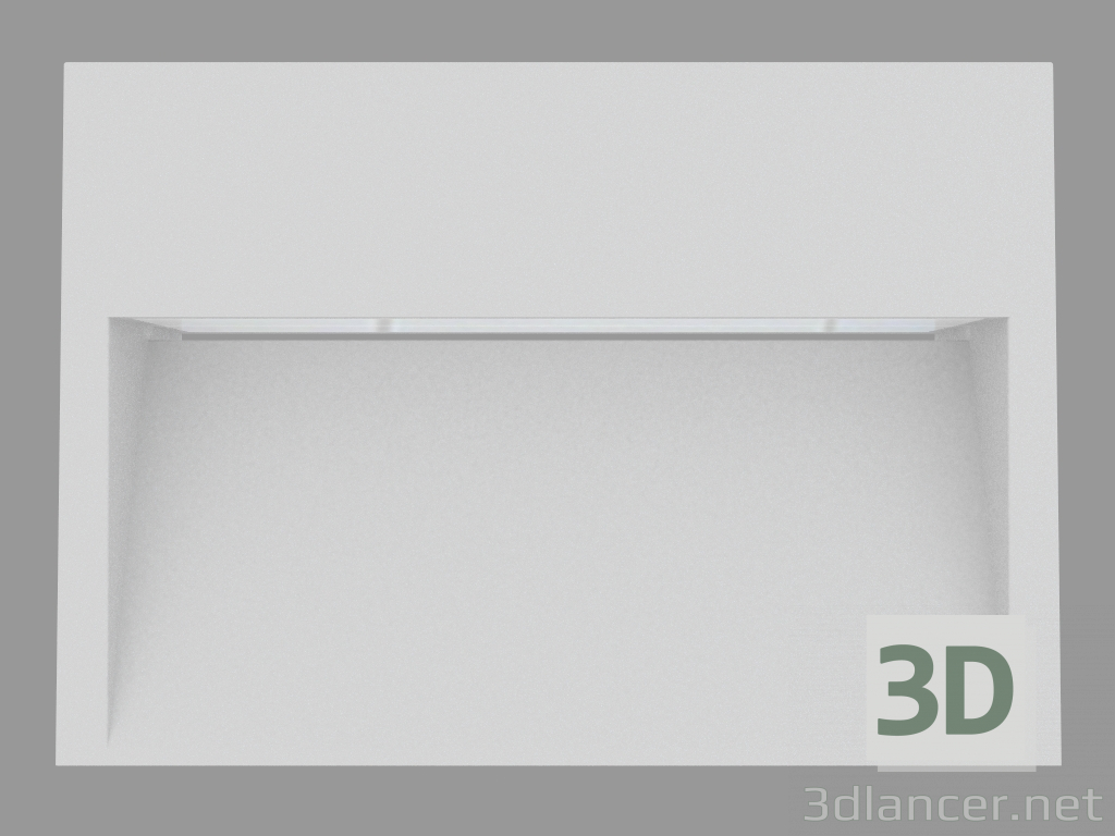 3d модель Світильник-стовпчик SKILL RECTANGULAR BOLLARD (S6360W) – превью