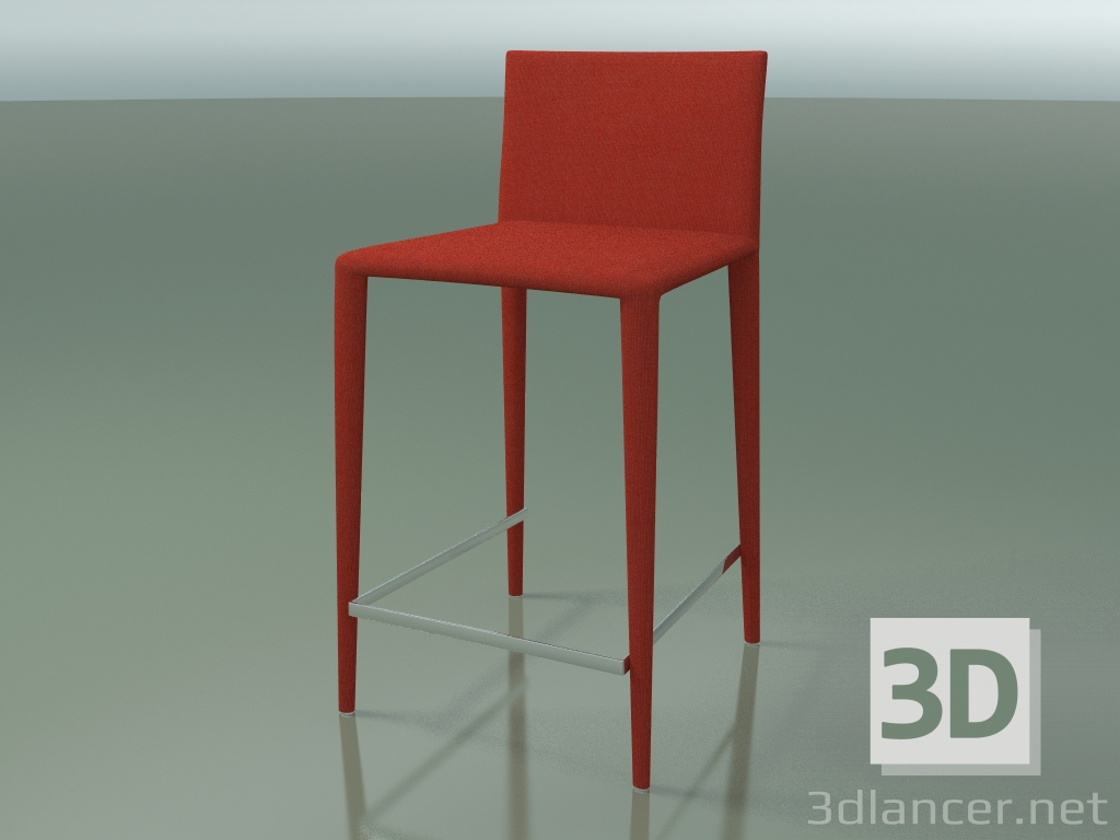 3d model Bar stool 1719 (full upholstery from fabric) - preview