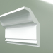 3D modeli Alçı korniş (tavan kaidesi) KT150 - önizleme