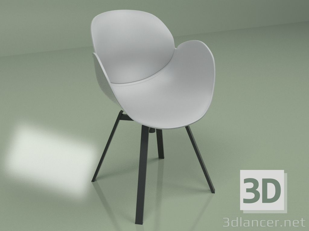 3d модель Кресло Rezeda (серый) – превью