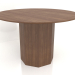 3 डी मॉडल खाने की मेज डीटी 11 (डी = 1200х750, लकड़ी की भूरी रोशनी) - पूर्वावलोकन