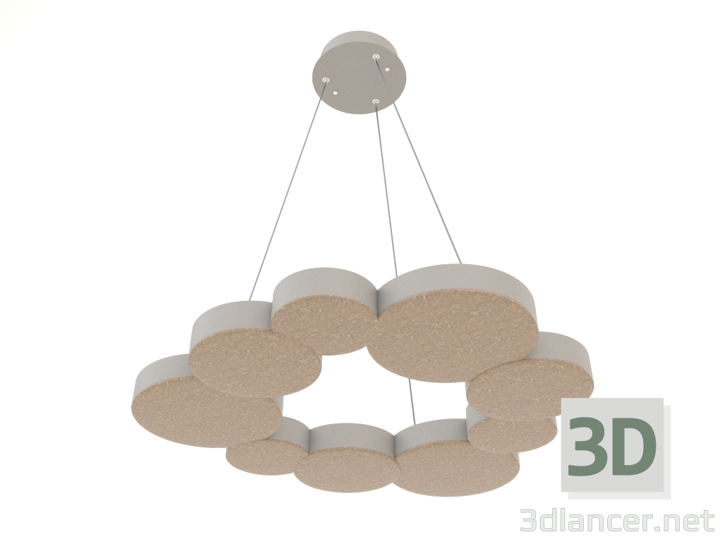 3 डी मॉडल हैंगिंग झूमर (5760) - पूर्वावलोकन