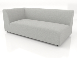 Corner sofa module (L) 173 extended left