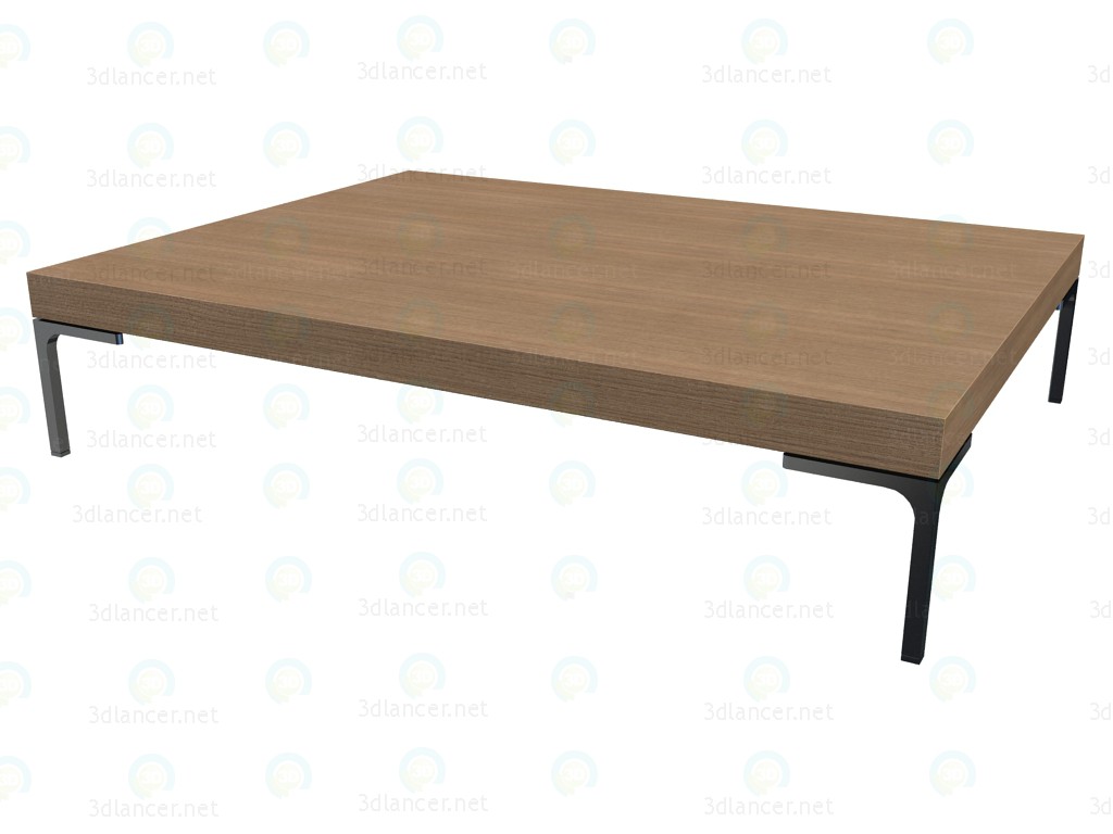 3D Modell Niedriger Tisch TCH120 2 - Vorschau