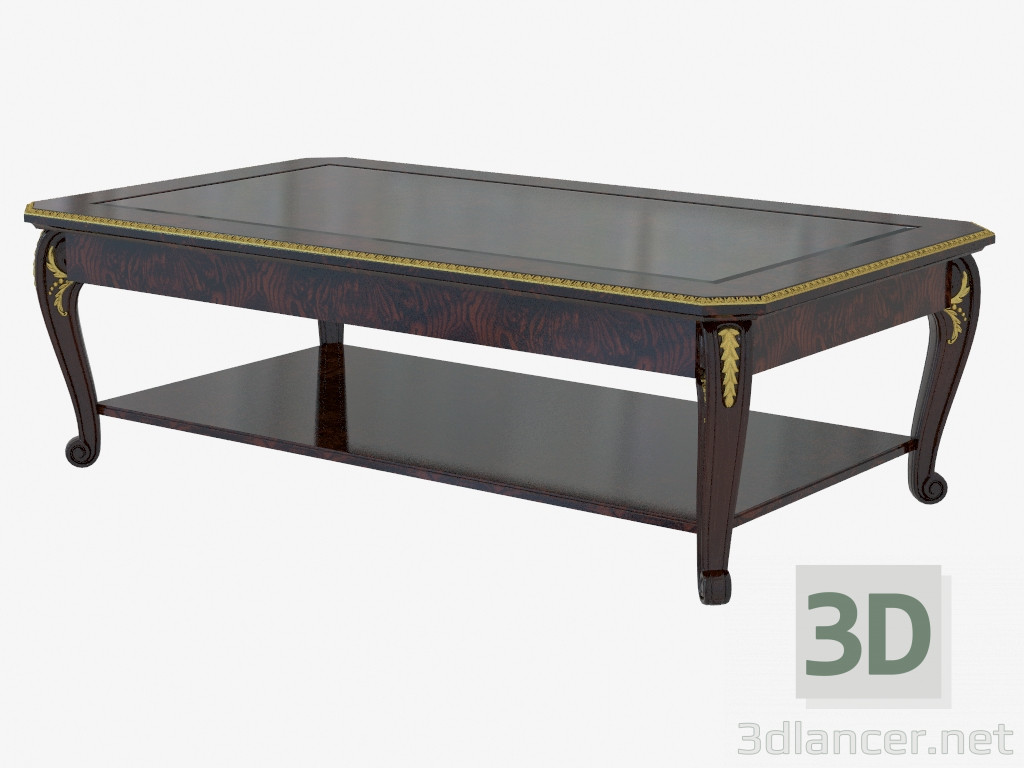 modello 3D Tavolo basso in stile classico 1625 - anteprima