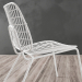 3d model white chair - preview