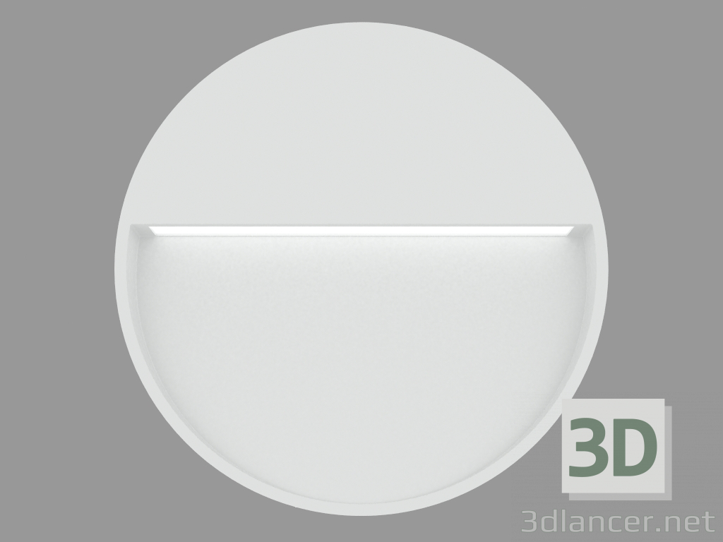 3d model Luminaria empotrable de pared SKILL ROUND (S6280W) - vista previa