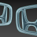 modello 3D Logo Honda - anteprima