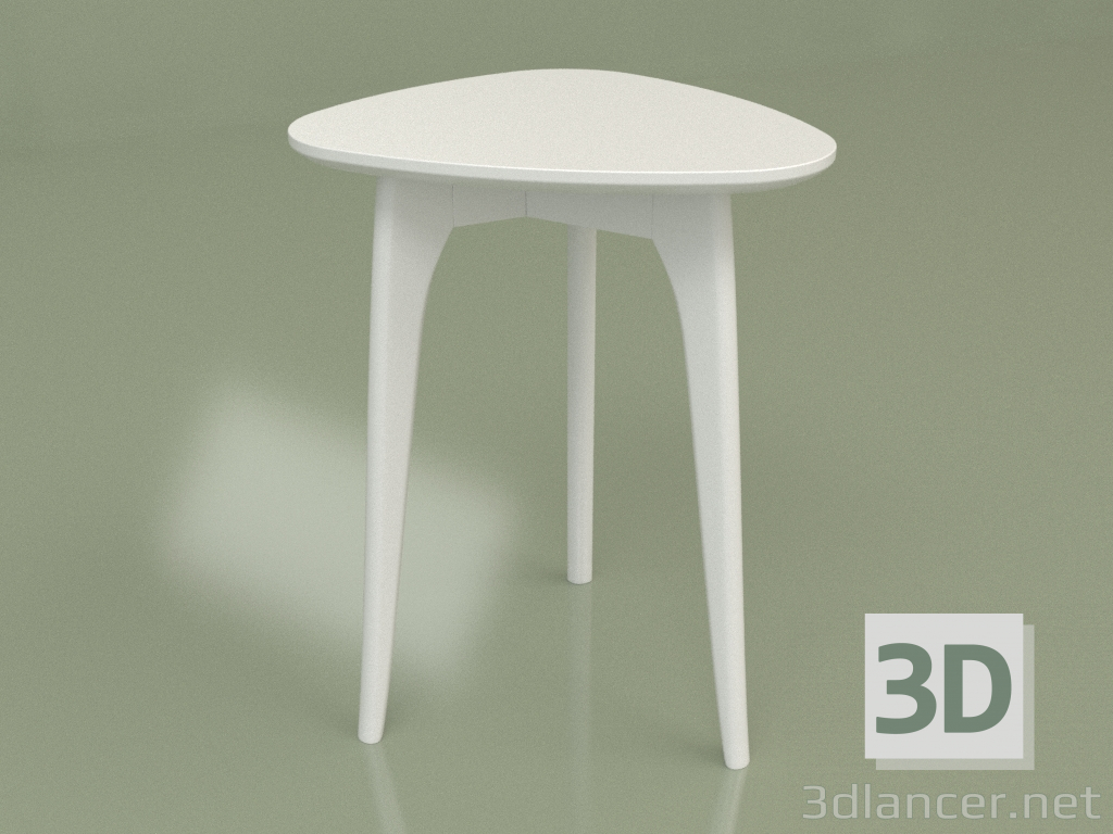 modèle 3D Table d'appoint Mn 585 (Blanc) - preview