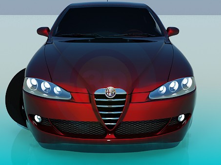 3d model Alfa Romeo - vista previa