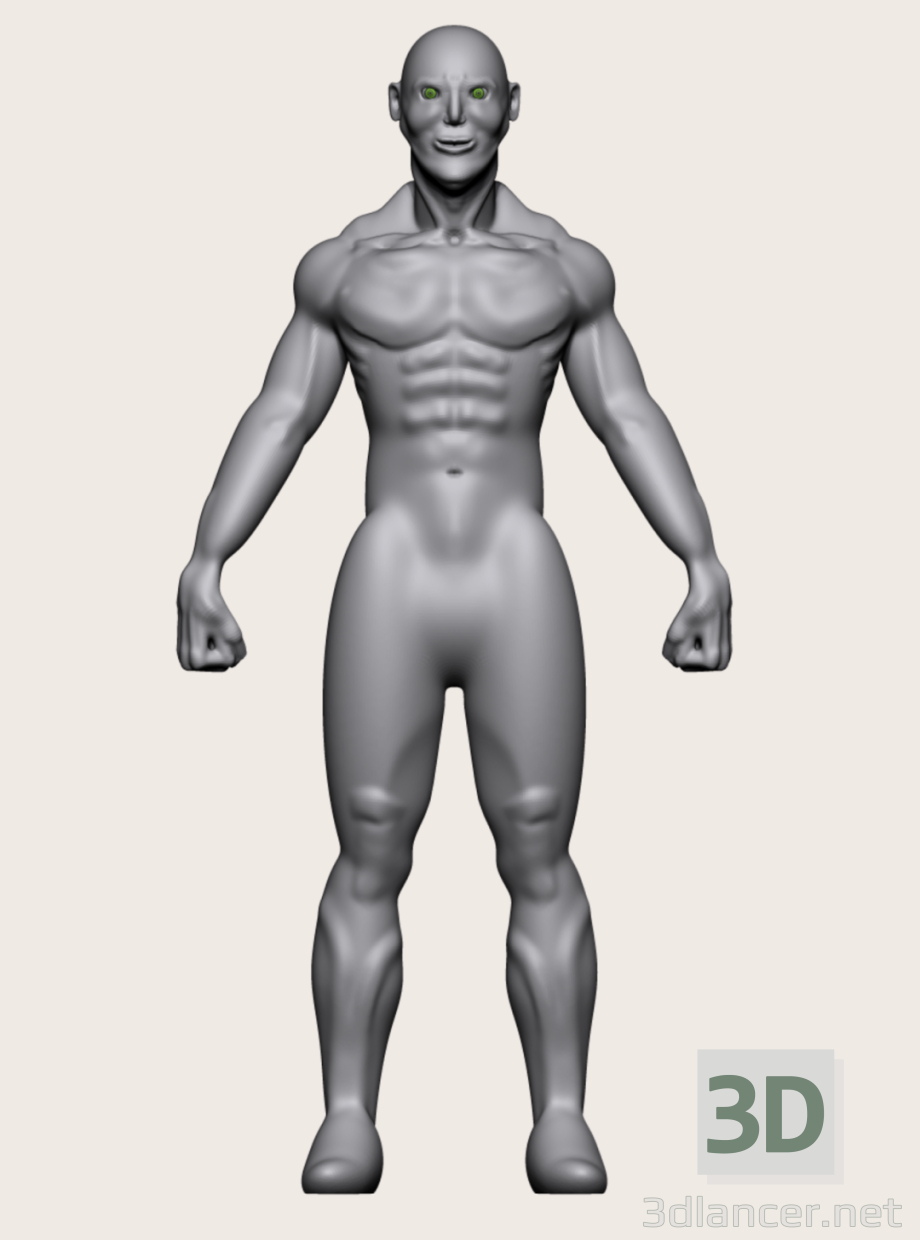 modèle 3D Homme - preview