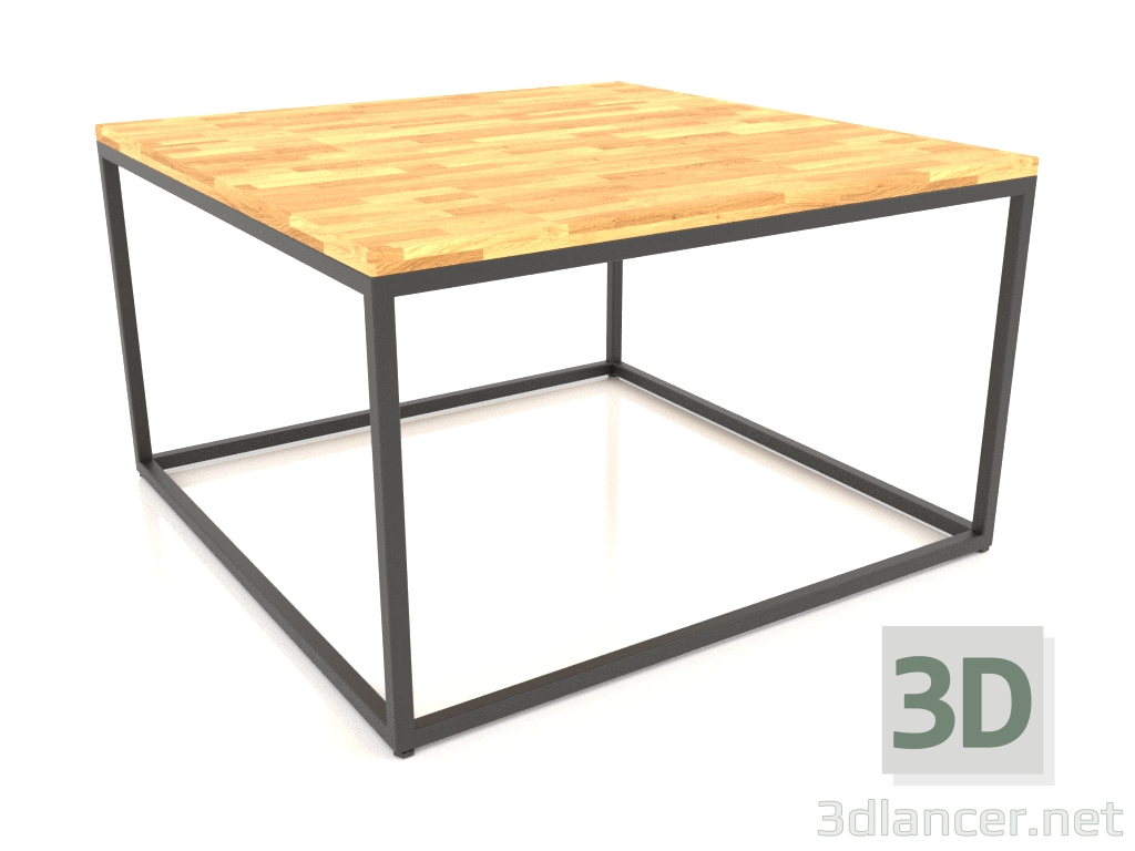 3D Modell Quadratischer Couchtisch (HOLZBODEN, 80X80X50) - Vorschau