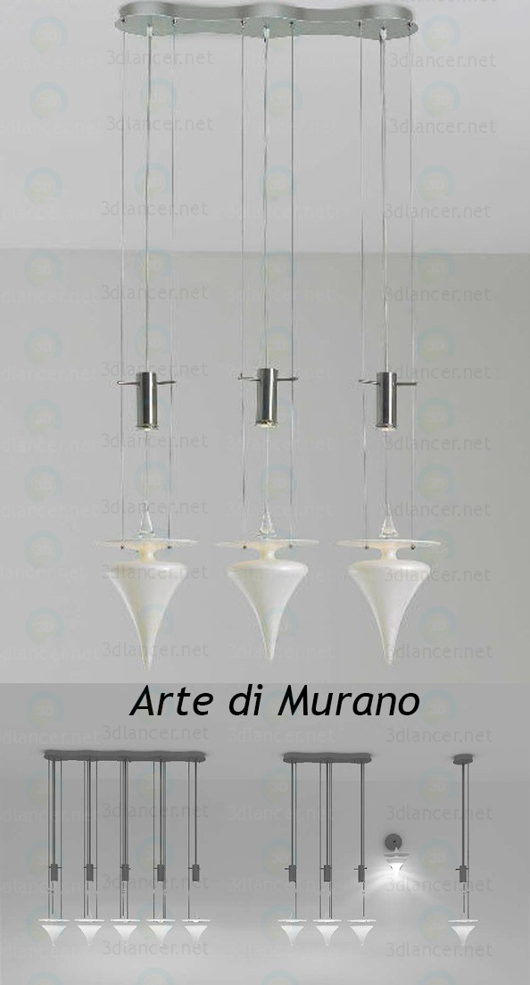 3d model Arte di Murano 7907 - vista previa