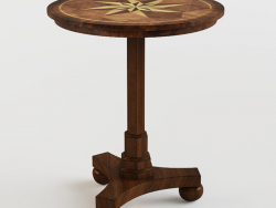 Meisterwerk antiker Kirschakzent-Tisch