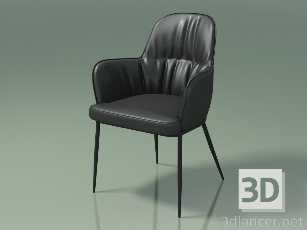 modèle 3D Chaise Sheldon (112832, noir) - preview