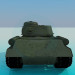 3d model IS-2 stalin tank - preview