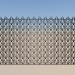 3D modeli metal çit - önizleme
