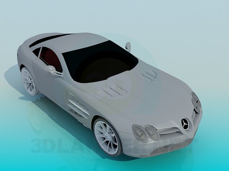 3d model Mercedes SLR - vista previa