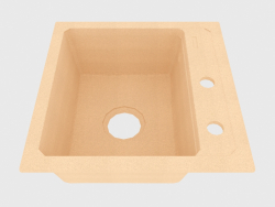 Lavello, 1 vasca senza alette per asciugatura - sabbia Zorba (ZQZ 7103)