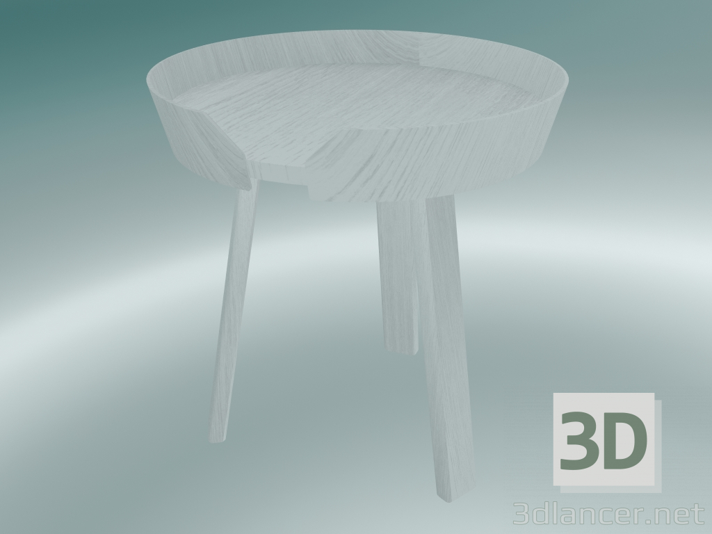 3d model Coffee table Around (Small, White) - preview