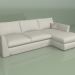 3D modeli Köşe kanepe Lagos - önizleme
