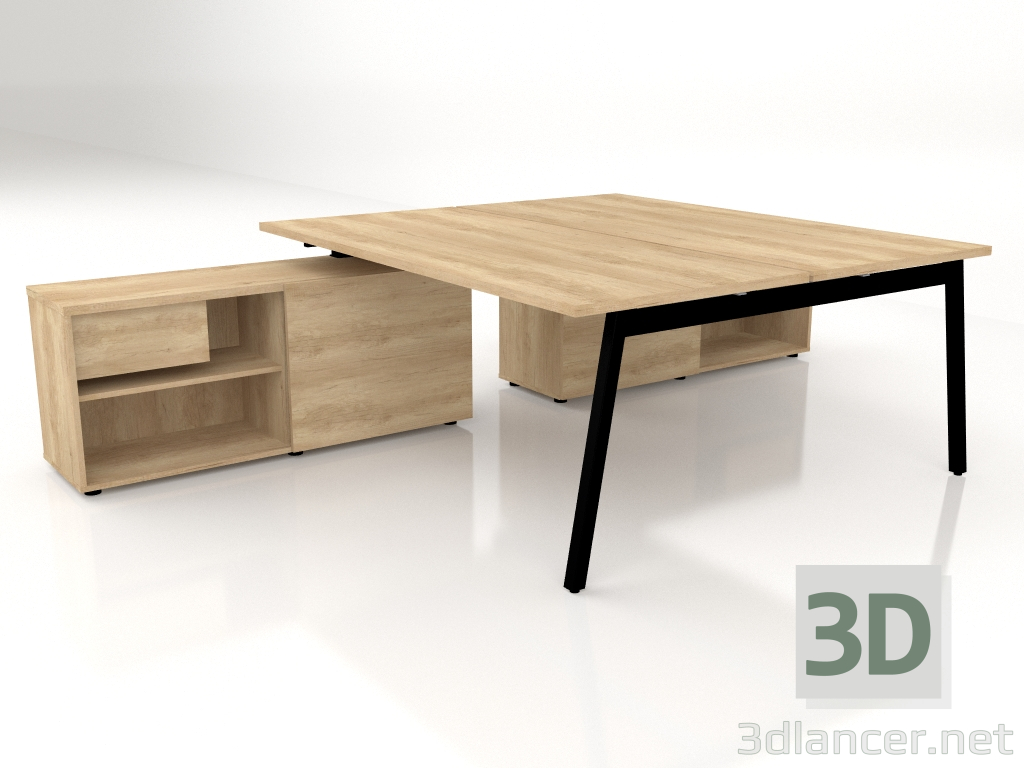modèle 3D Table de travail Ogi M Banc BOM41 (1800x3210) - preview
