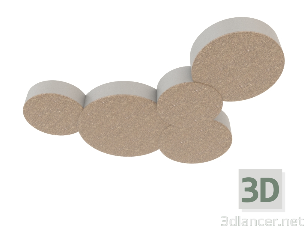 3d model Ceiling chandelier (5768) - preview