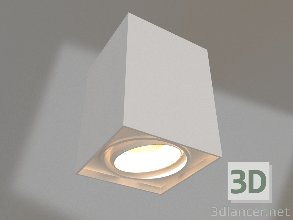 3D Modell Lampe SP-CUBUS-S100x100WH-11W Day White 40deg - Vorschau