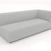 3d model Corner sofa module (L) 193 extended right - preview