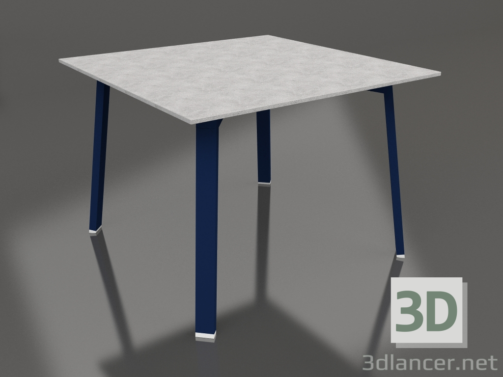 3d model Dining table 100 (Night blue, DEKTON) - preview