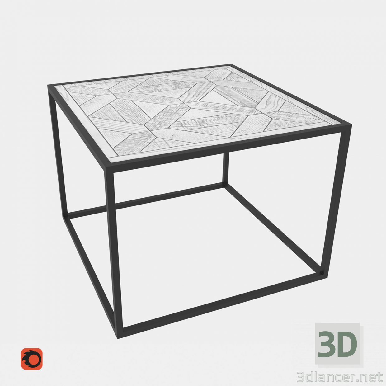 3 डी मॉडल कॉफी टेबल कॉफी टेबल - पूर्वावलोकन