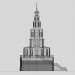 modello 3D Nuovo monastero di Gerusalemme. Gate Temple - anteprima