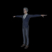3d Man character Low-poly 3D model model buy - render