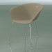 3d model Chair 4201 (4 legs, PP0004 polypropylene) - preview