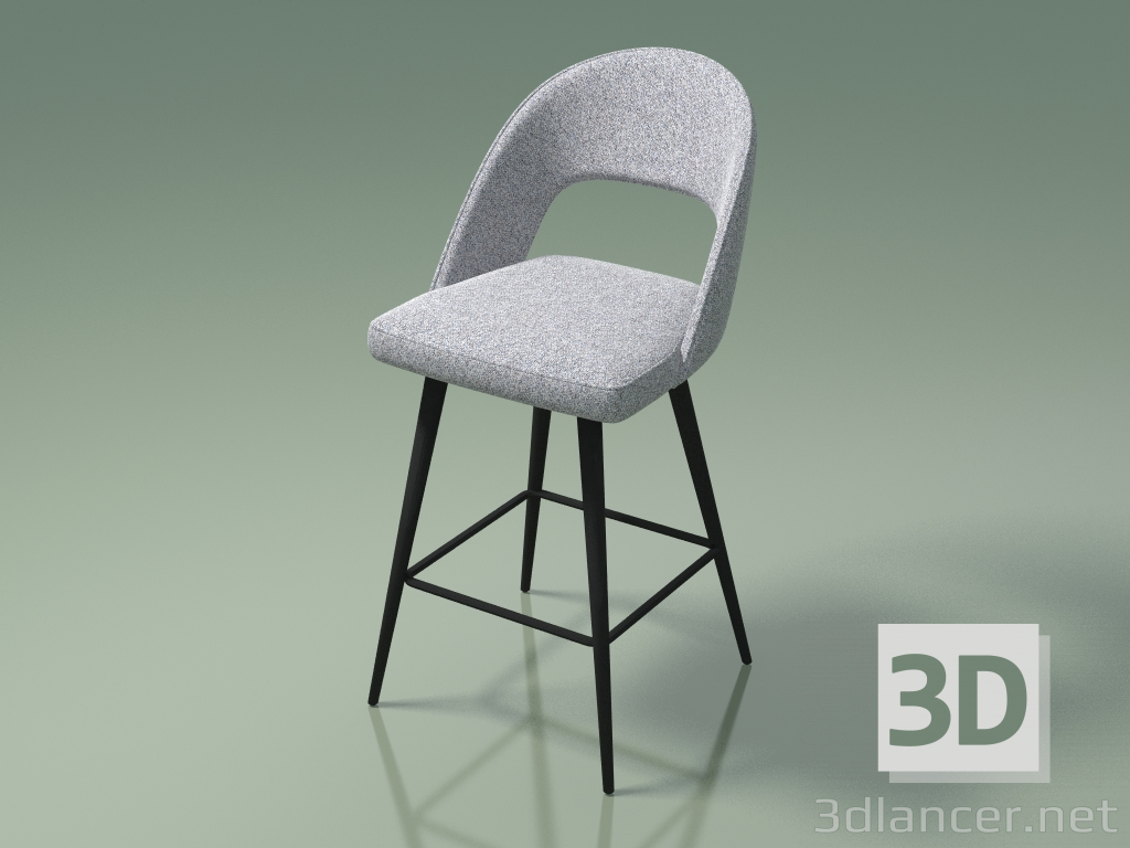 modèle 3D Chaise semi-bar Taylor (112877, gris) - preview