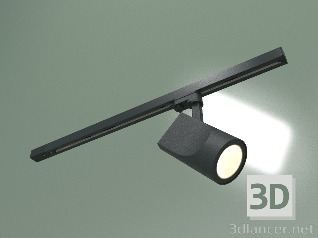 3d модель Трековый светодиодный светильник для трехфазного шинопровода Vista LTB15 (черный) – превью