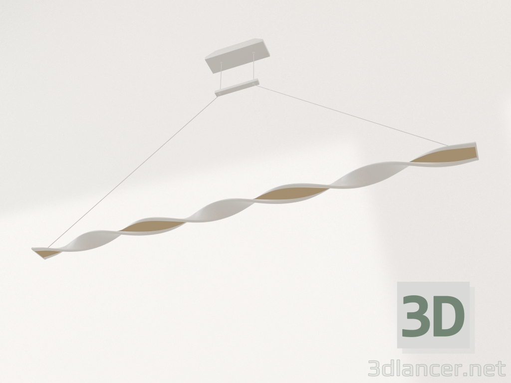 3d model Hanging chandelier (6572) - preview