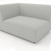 Modelo 3d Canto do módulo do sofá (L) assimétrico esquerdo - preview