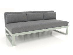 Modulares Sofa, Abschnitt 4 (Zementgrau)