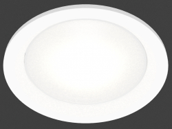 luminaria empotrada LED (DL18891_15W Blanco R Dim)