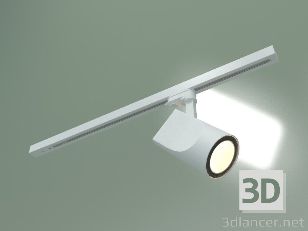 3d model Luz de riel LED trifásica Vista LTB15 (blanca) - vista previa
