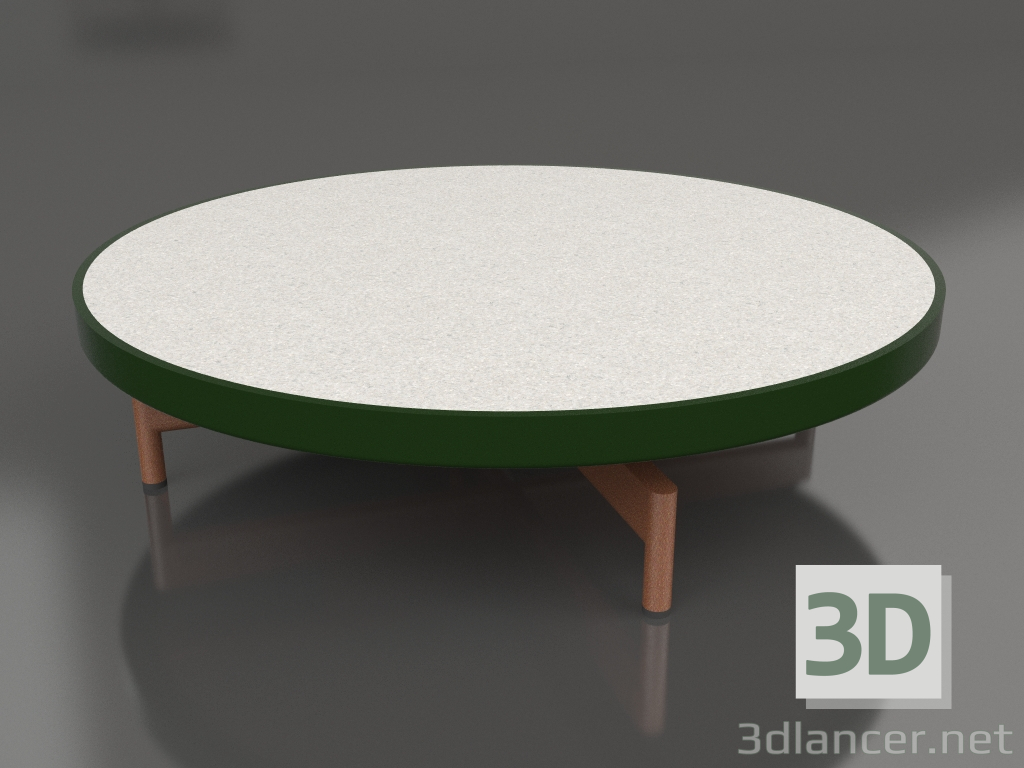 3D modeli Yuvarlak sehpa Ø90x22 (Şişe yeşili, DEKTON Sirocco) - önizleme