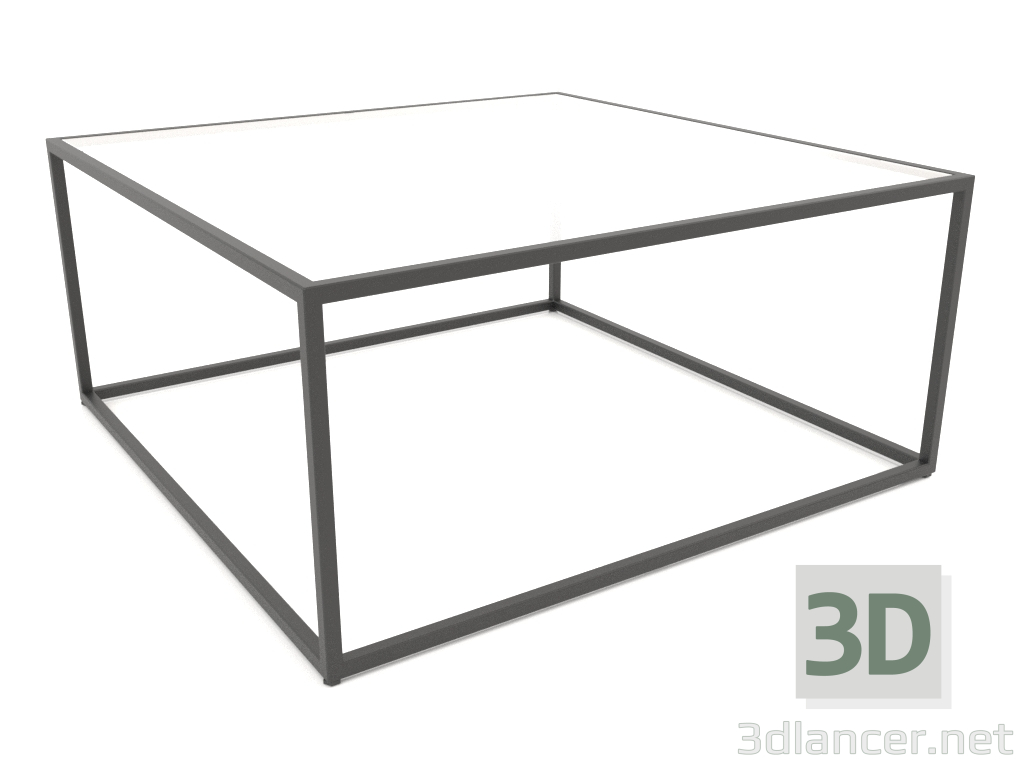 3d model Square coffee table (GLASS, 100X100X50) - preview