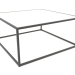 3D Modell Quadratischer Couchtisch (GLAS, 100X100X50) - Vorschau