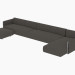 3d model sofás modulares Fianco 365 - vista previa