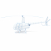 3D Helikopter Robinson R44 modeli satın - render