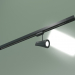 3d model Luz de riel LED para barra colectora monofásica Hardi LTB18 (negro) - vista previa